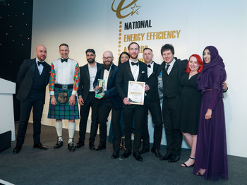Prize being presented to YES Energy Solutions