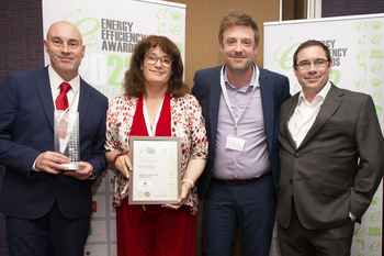 Prize being presented to Low Carbon Europe Ltd
